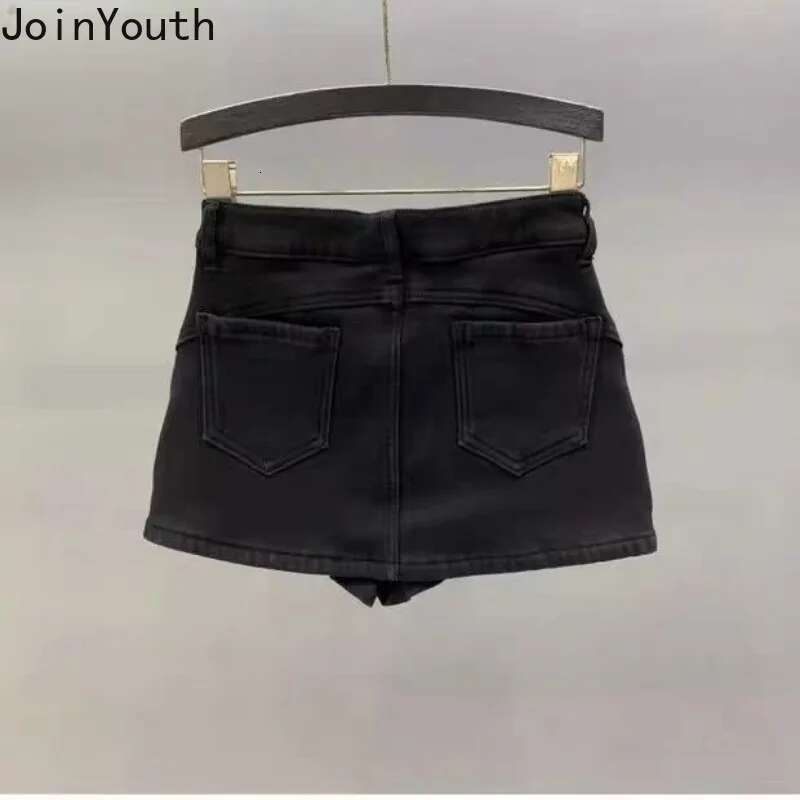 Temperament Jupe Brown Mini Skirts for Women 2025 Faldas Mujer De Moda High Waist Tunic Bodycon Y2k Skirt Fashion Korean Saia