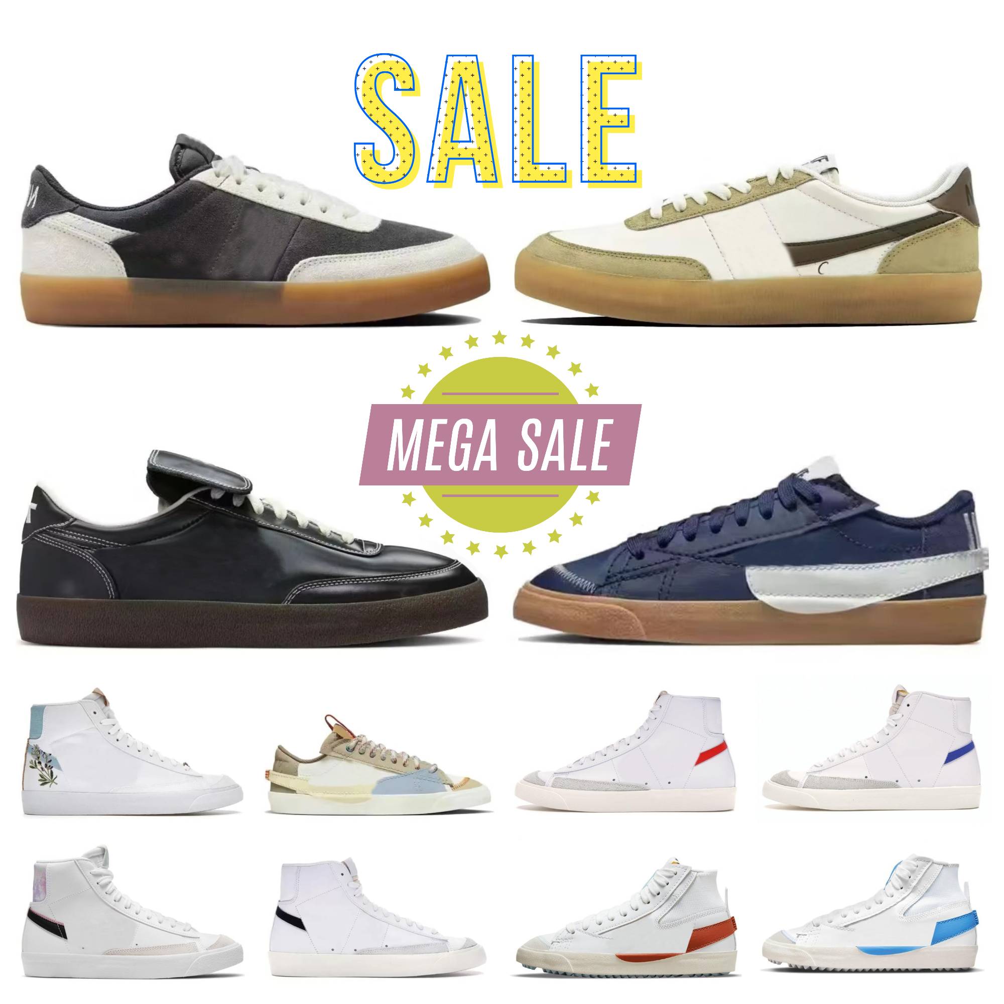 TOP Blazers MiD 77 Vintage Casual Shoes Killshots 2 Men Women Habanero Red Black White Indigo Pine Green Summit Arctic Punch Sail Gum Jumbo Trainers Platform Sneakers