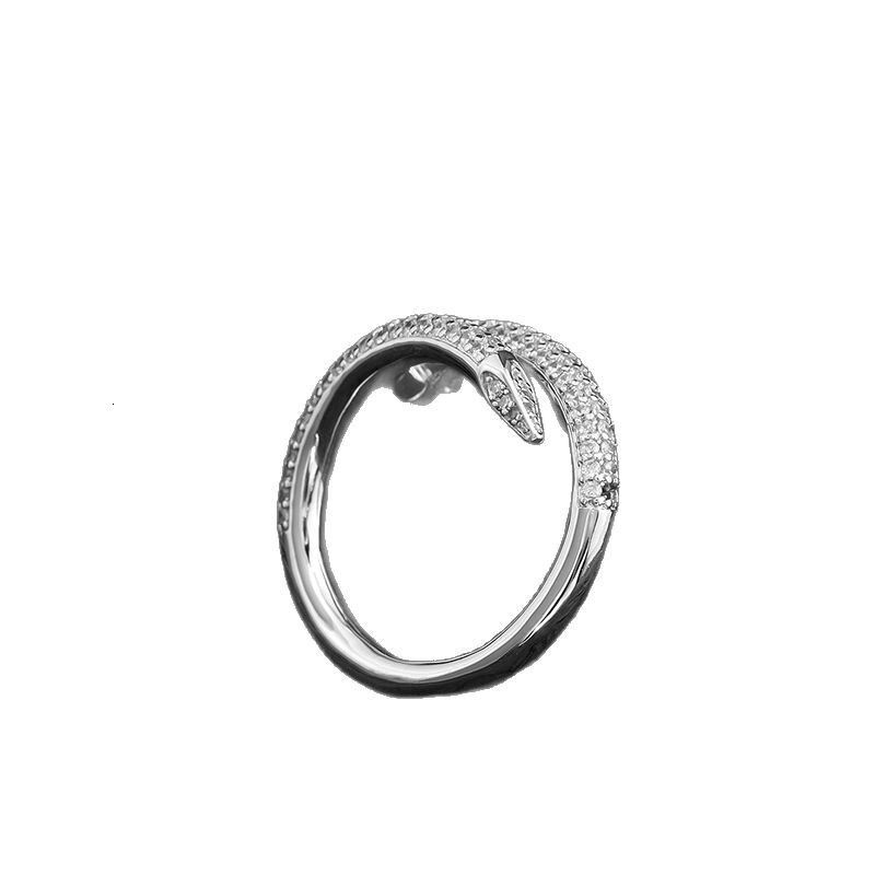 New Arrival Light Luxury Hip Hop Streetwear Unisex Ring Adjustable Band Fashionable Minimalist Unique Moissanite Finger Ring Through diamond testing