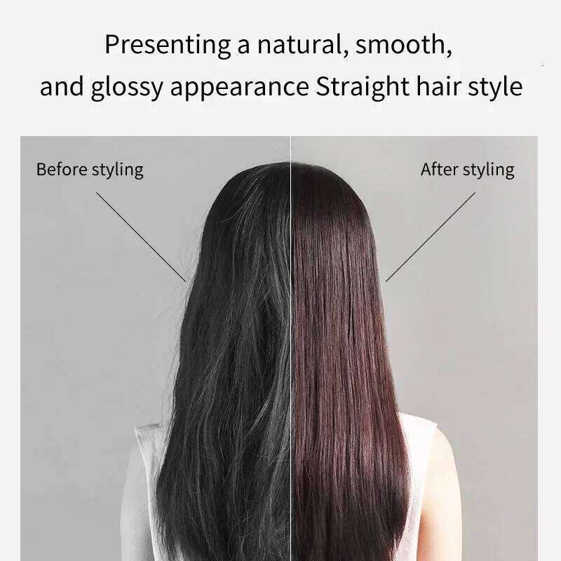2 IN 1 Professional Negative Ions Straightener & Dryer Heat-Up Hair Flat Iron Compatible Styling Tools Straightener