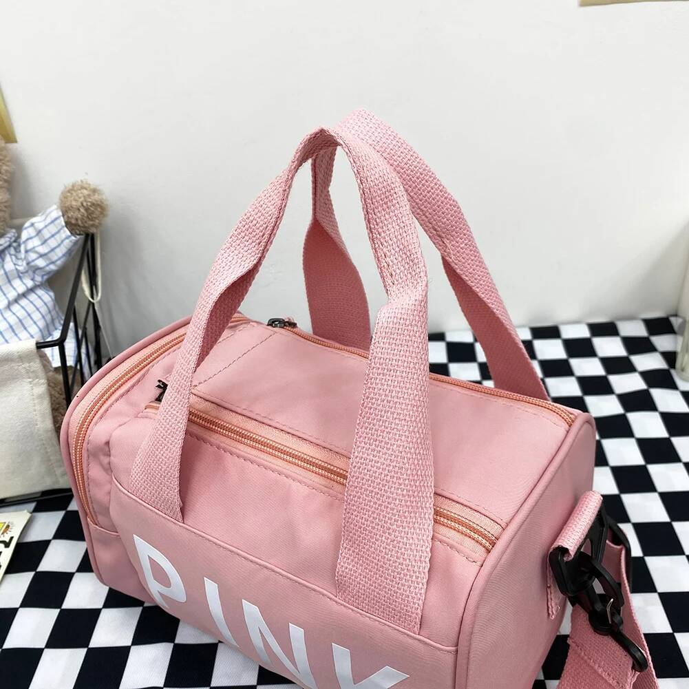 DHGM Oxford Multifunctional Small Fiess Training Bag Wear-resistant Adjustable Strap Large Capacity for Travel Swimming
