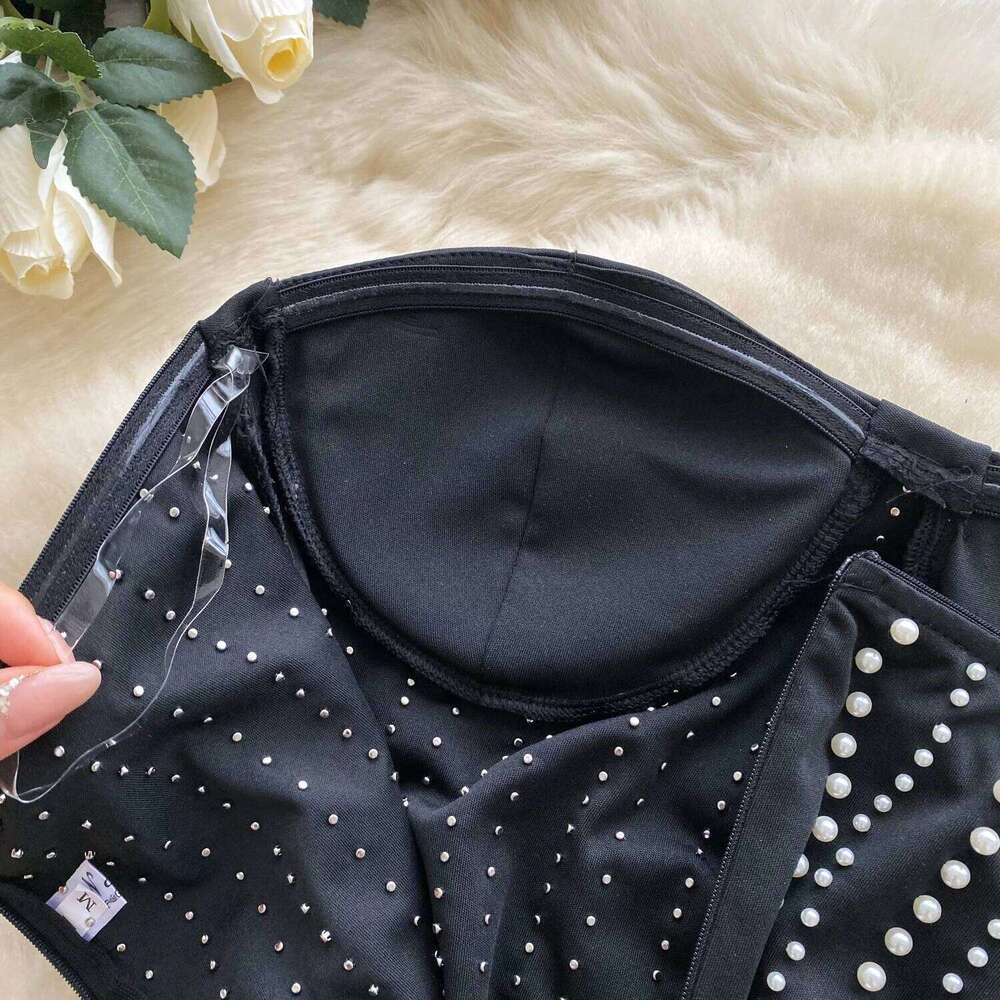 Chic Elegant Tassel Beading Korean Fashion Fairy Sexy High Waist Vestidos Summer Vacation Ceremony Dresses