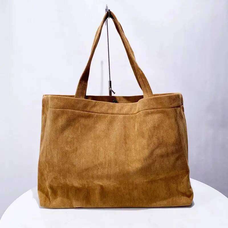 Designer bags Faux Suede Large Capacity Tote Bags For Women Designer Handbag And Purse 2025 New In Vintage Underarm Shoulder Shopping