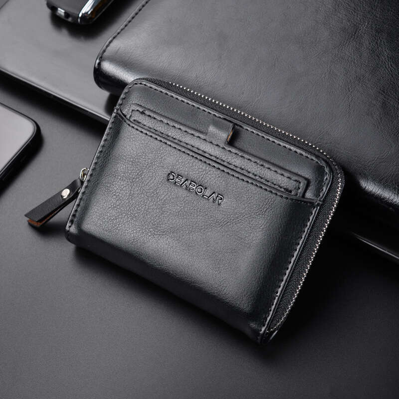 Hot Selling Men's Anti-Theft Anti-Magnetic Multi-Card Slot Leather Wallet Fashionable Personalized Coin Purse Card Holder wallet designer mens wa