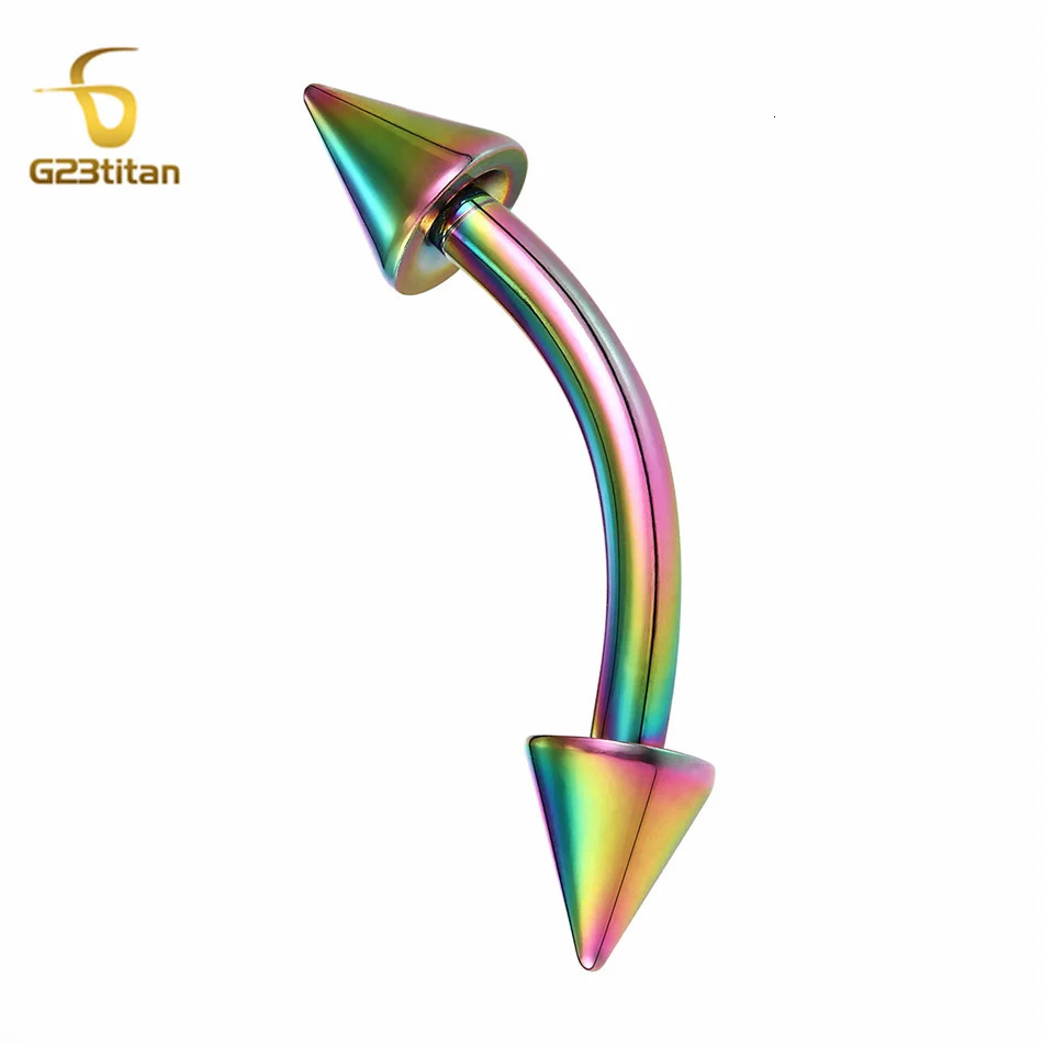 6-12mm Colorful Labret Stud Bananabell Horseshoe Ring Lip Nose Septum Ear Cartilage Tragus Helix Piercing Body Jewelry 250617