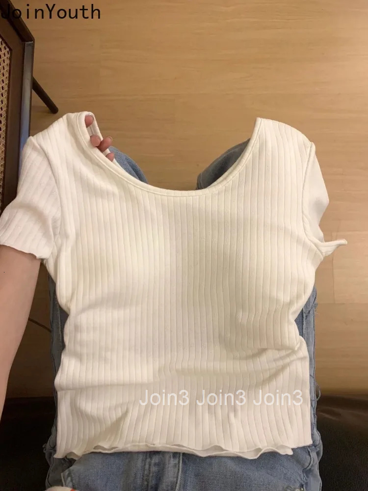 Y2k Tops Fashion Korean Summer Tank Womens Clothing Bandage Bow Tunic Camis Backless Short Sleeve White Vest 2025 Ropa Mujer