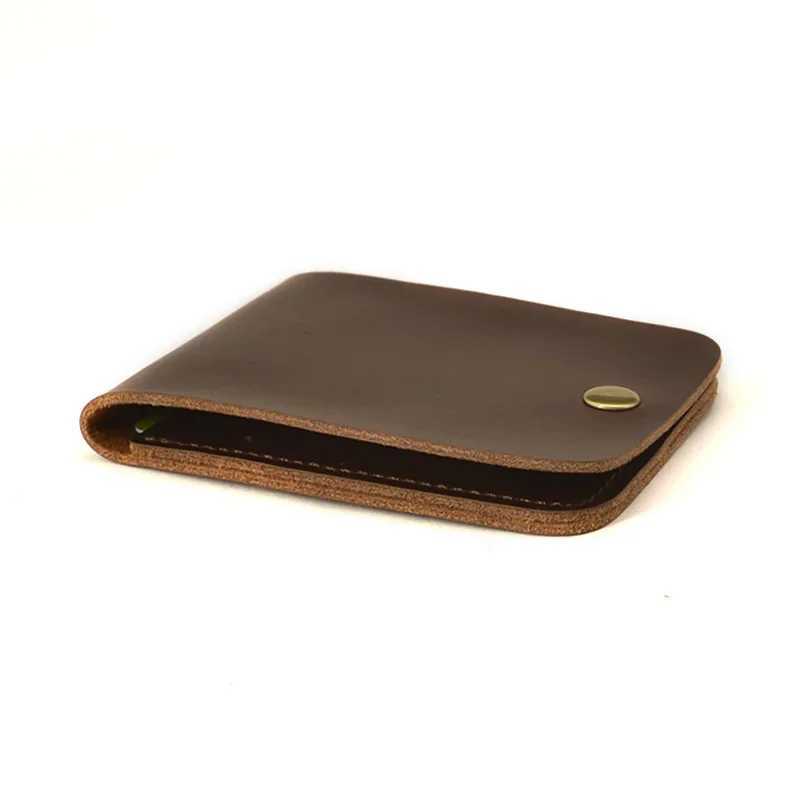Handmade Personalized Holders Leather Holder Man Business Cardholder Wallet Porte Carte Case To Protect Z250621