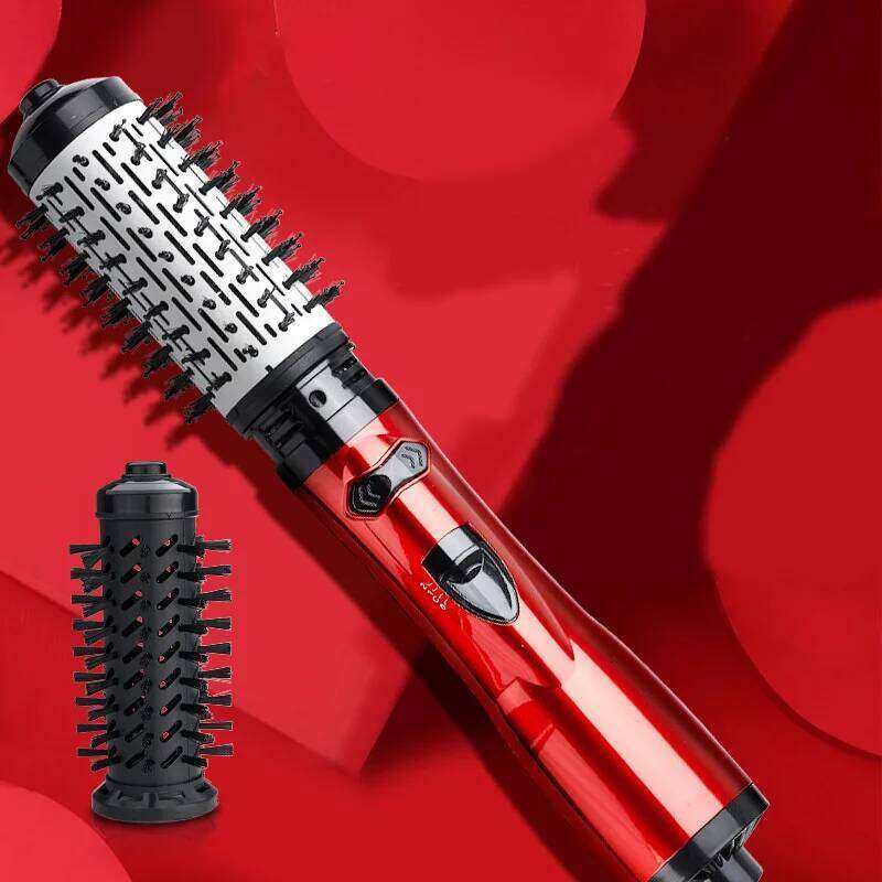 Dryer And Straightening Hot Comb Electric Professional Hair Curler Straightener Smoothing Heating Brush For Woman 2 In 1