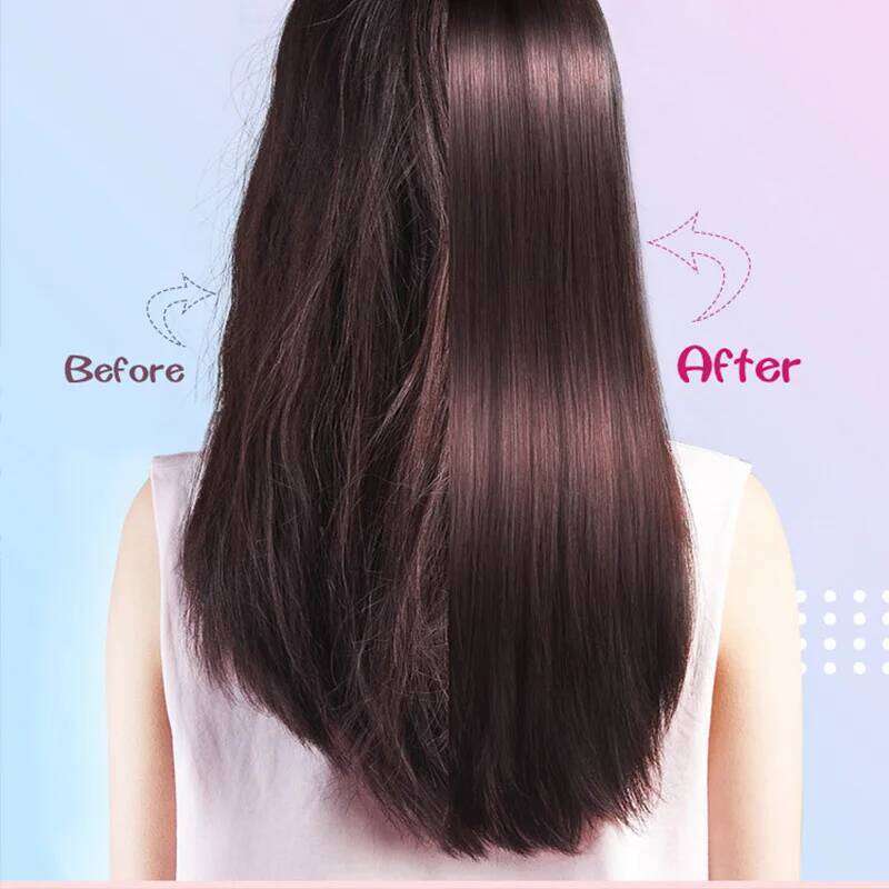 Dryer And Straightening Hot Comb Electric Professional Hair Curler Straightener Smoothing Heating Brush For Woman 2 In 1