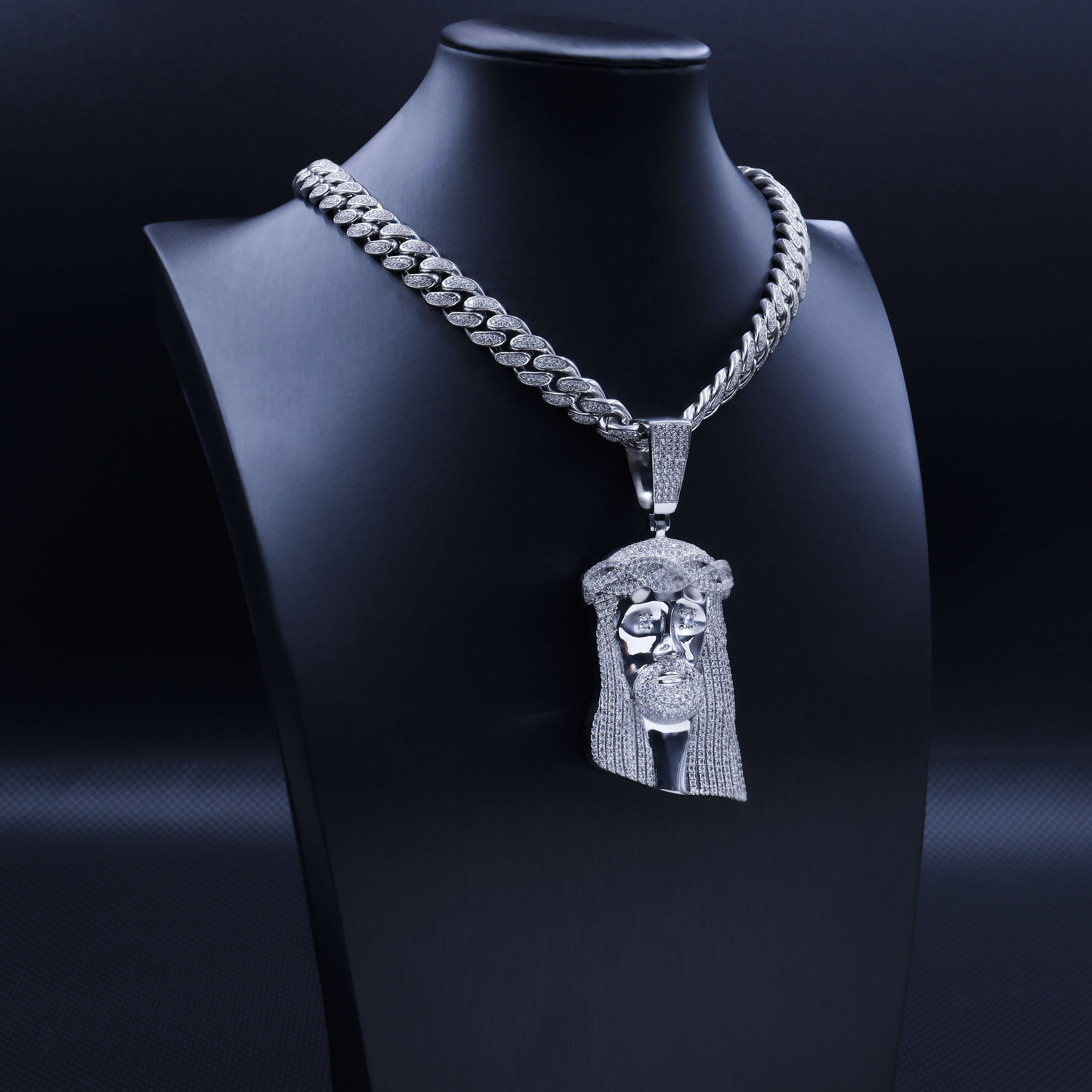 925 Silver Customize Jesus Christ Pendant Iced Out Hip Hop Fine Jewelry VVSD Moissanite Pass Diamond Tester