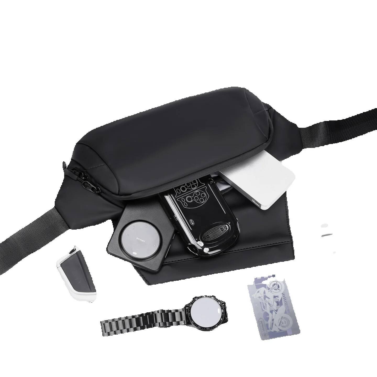 Free shipping designer bag Crossbody Bag for Men, Chest Bag, Casual Bag, Shoulder Bag, Crossbody Bag, Cycling Backpack, Functional Sports Waist Bag Lu