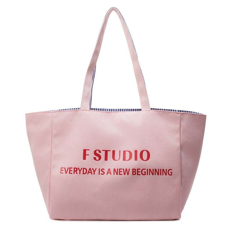 designer bag Casual Canvas Korean Style Lazy Underarm 2025 New Letter Tote Large Capacity Double-Sided Shoulder Bag
