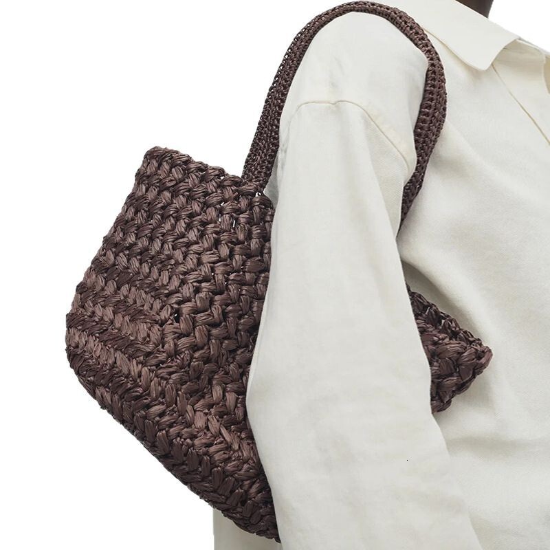 Free shipping designer bag 2025 New Simple Commuter Versatile Straw Bag Fashion Fresh Handbag Crossbody Women Bag Factory Direct Supply