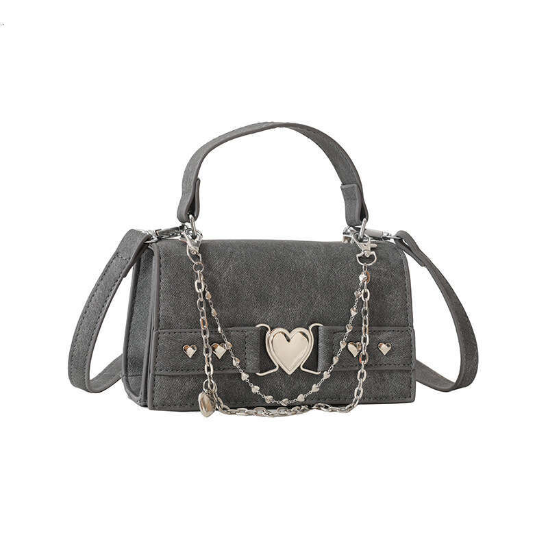 Korean Style Handbag for Women 2023 New Fashion Heart Lock Small Square Simple designer bag Shoulder Crossbody Bag