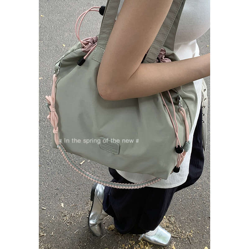 Casual Simple Canvas for Women Summer 2024 New Korean Style designer bag Tote Versatile Large Capacity Shoulder Bag