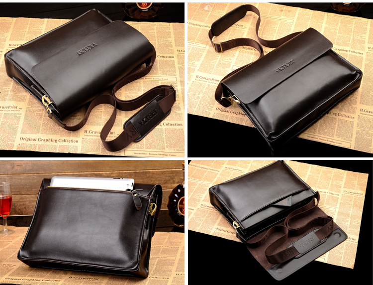 Free Shipping Designer Bag Weikotui Men's Bag Shoulder Bag Crossbody Bag Business Casual Bag Luxury Bag Soft Leather Men's Bag