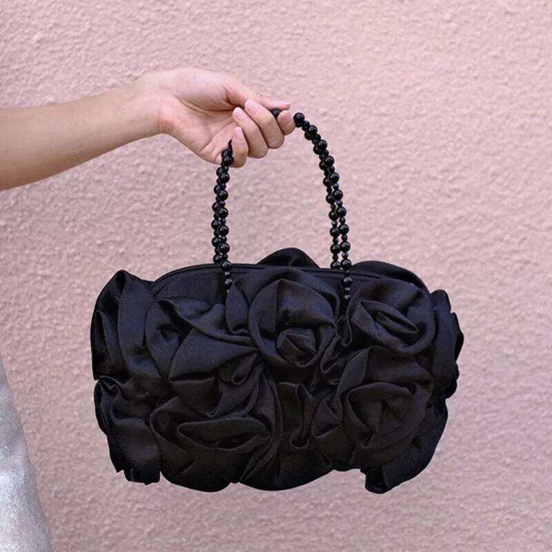 Designer Bag Dress Bag White Bride Clutches Ladies Party Handbag Woman Purple Evening Flower Bags Floral Wedding Clutch