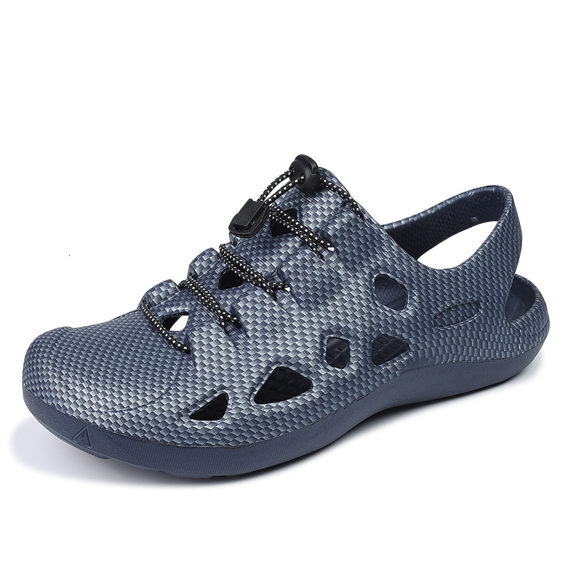 Luxury Brand Designer Shoes Sandals Factory New Cross-Border Large Size Lace-Up Lightweight EVA Sandals For Men Outdoor Casual Breathable Beach Clogs 