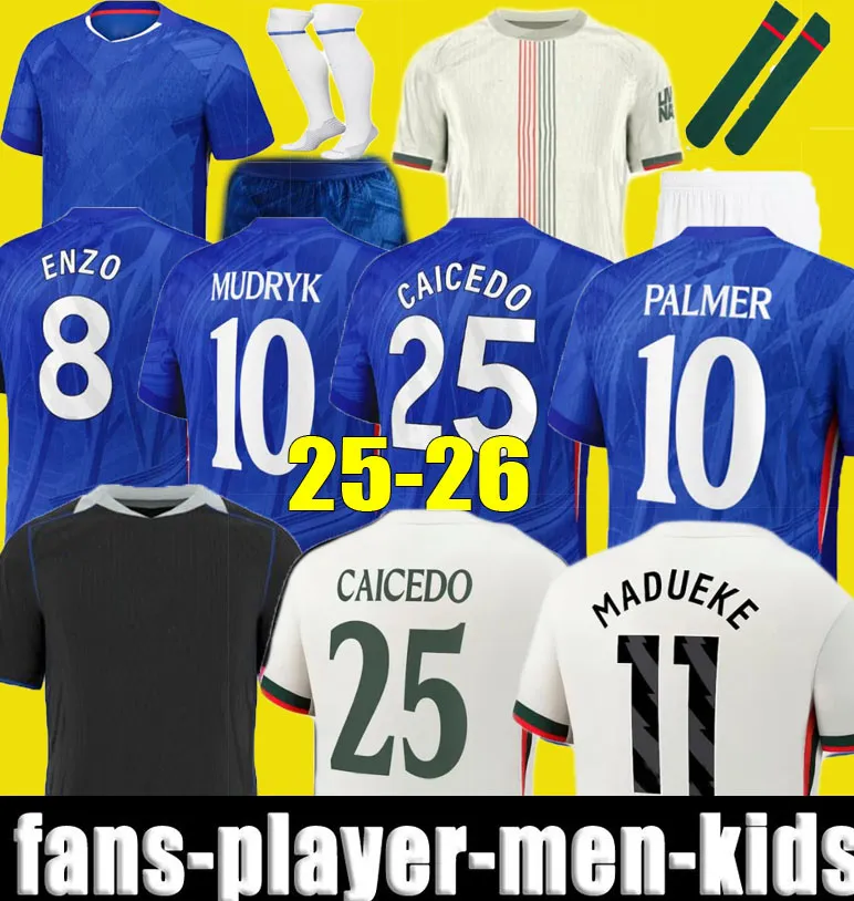 25 26 PALMER NETO Enzo Nkunku s Jackson soccer jersey Caicedo Disasi 2024 Fernandez JAMES COLWILL Cucurella Lavia Palmer Chukwuemeka football shirt men kid