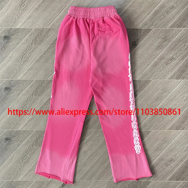 High-quality Vintage Washed Lost Intricacy Casual Pants American Trend Men Women Fashion Printed Lost Intricacy Sweatpants 250616