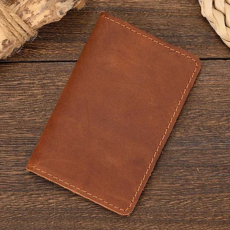 Luufan Genuine Leather Card Holder Purse Real Leather Rfid Card Case Clutch Wallets Slots For Men Women Mini Slim Short Purse Z250621