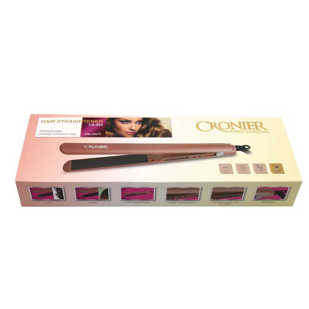 Up To 950Professional Flat Iron Straightening Iron Hair Straightener Tourmaline Ceramic Plate Straightening Salon Tool 220-240vXJ250621