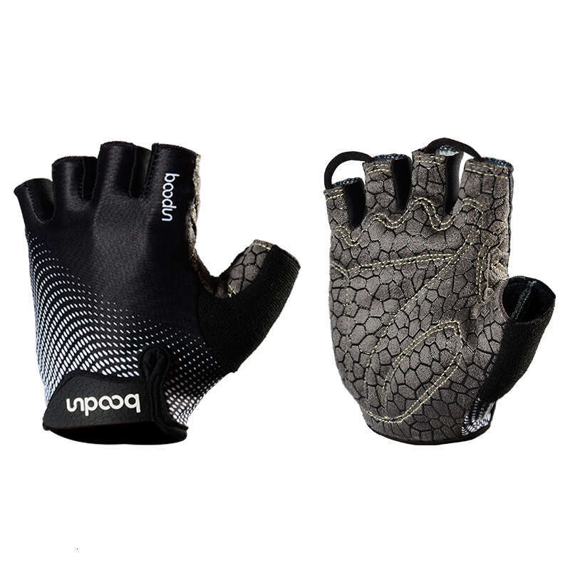 Outdoor fitness gloves horizontal bar anti-cocoon silicone printing anti-slip half finger fitness gloves