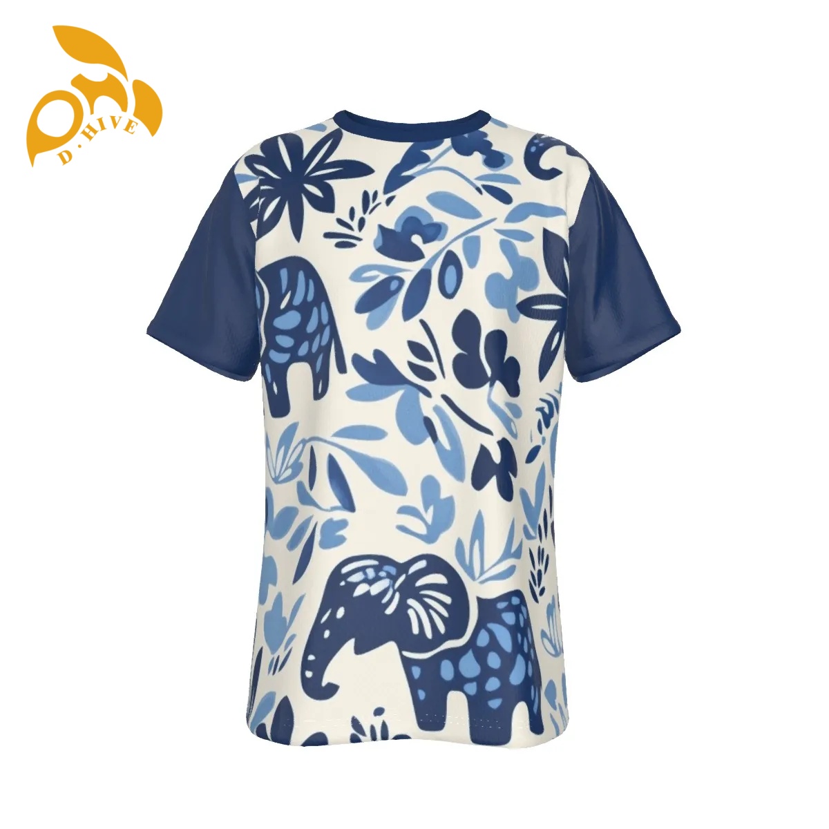 free shipping of customized fashionable All-Over Print Men's T-shirt | Birdseye with exquisite Round neck design High-quality fabric