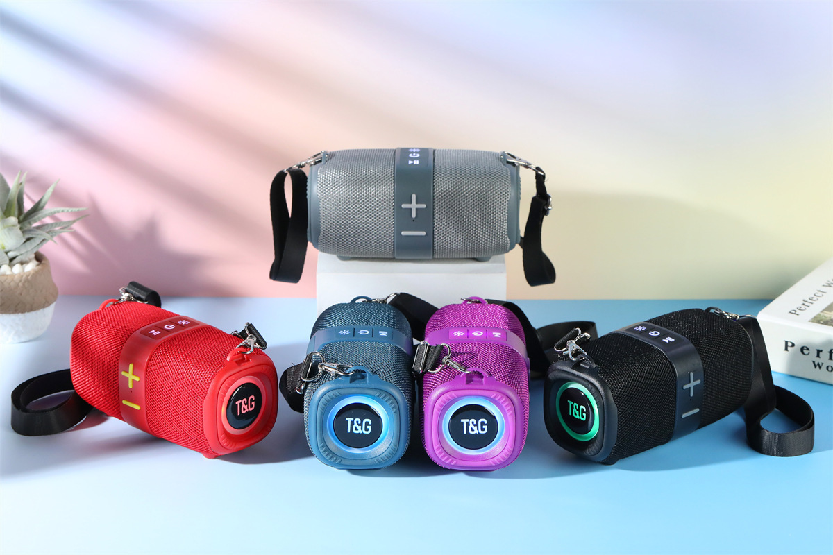 Portable TG667 Bluetooth Speakers - Wireless Sound System with Subwoofer and Lighting Effects
