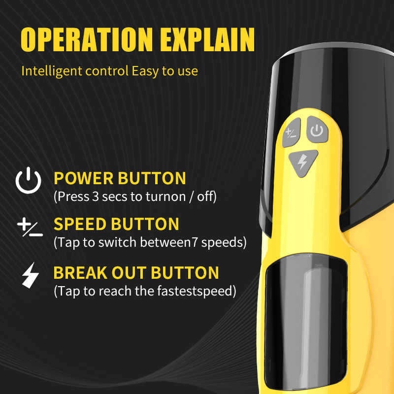 Dark Knight Electric Fully Automatic Telescopic Rotating Sound Silicone Airplane Cup Exerciser Adult Sex Toy