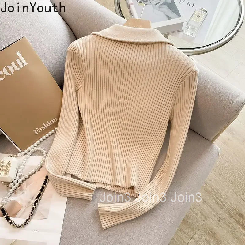 Black Sueter Mujer Long Sleeve Tunic Cropped Sweater Coat Pull Femme Women Clothing Fashion Casual Knitted Y2k Cardigan Tops