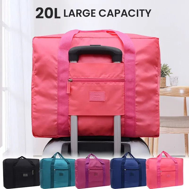 Foldable Travel Duffel Bag Lightweight for Women and Men Tote Carry On Luggage Weekender Overnight 250612
