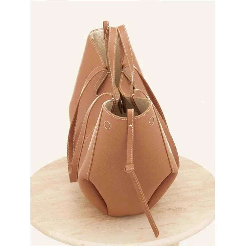 Leather Handbags Shopping Tote Bags Solid Color Commuting Travel With Purse Shoulder Grocery Storage Bag Underarm Handbag