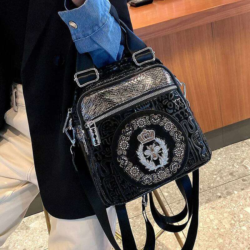 Designer bag Brand Women Female High Quality Black Backpack Teenade Girl School Bag Fashion Small Daily Shoulder Bags Mochila