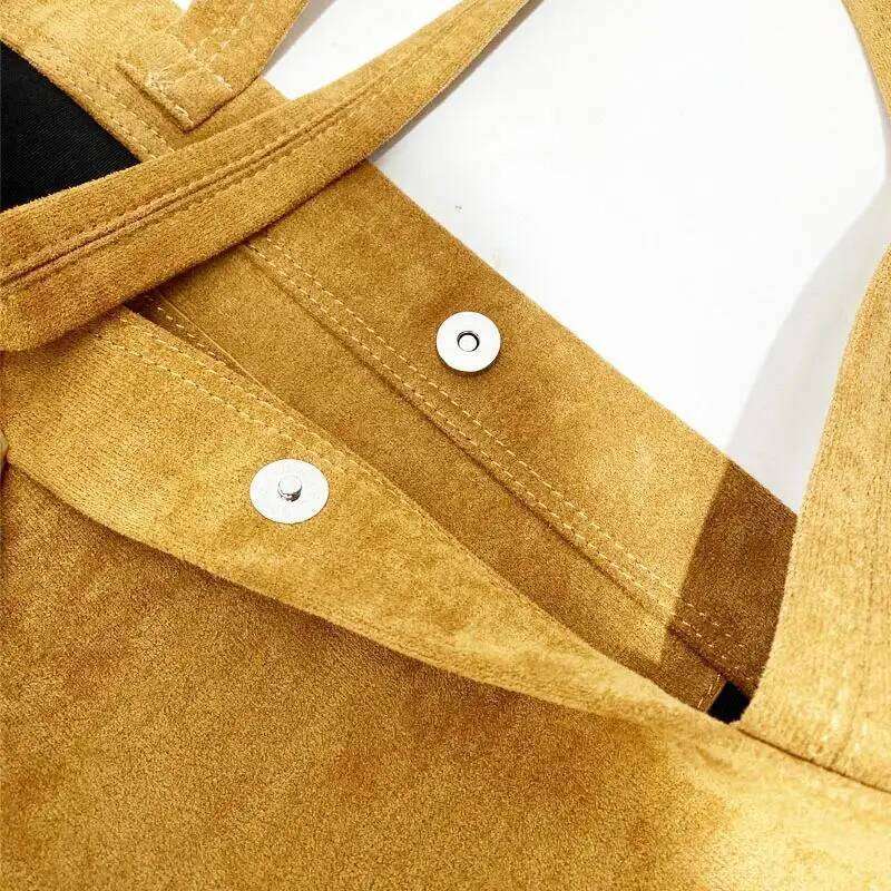 Designer bags Faux Suede Large Capacity Tote Bags For Women Designer Handbag And Purse 2025 New In Vintage Underarm Shoulder Shopping