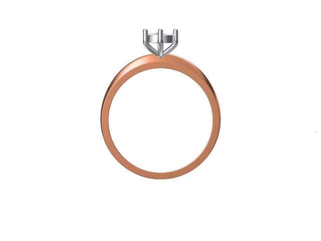 Premium Quality Wholesale Cheap Price Best Selling High 14K Rose Gold Plated Diamond Engagement Ring Elegant Design Anniversary