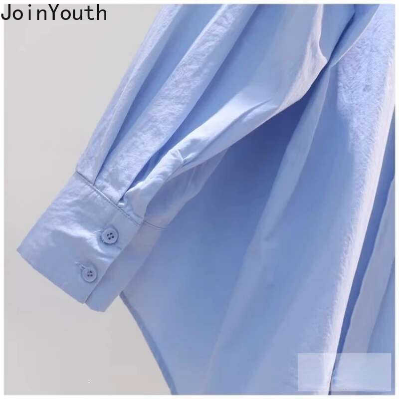 2025 Blusas Mujer De Moda Cotton Blouses for Women Long Sleeve Ruffles Vintage Oversized Tops Fashion Korean White Shirts 27r728