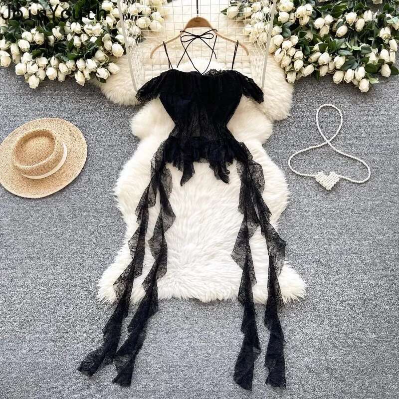 2025 Ropa Mujer Y2k Top Streetwear Sexy Vest Tunic Tassel Fashion Camis Crop Tops Lace Embroidery Summer Tanks Women Clothes