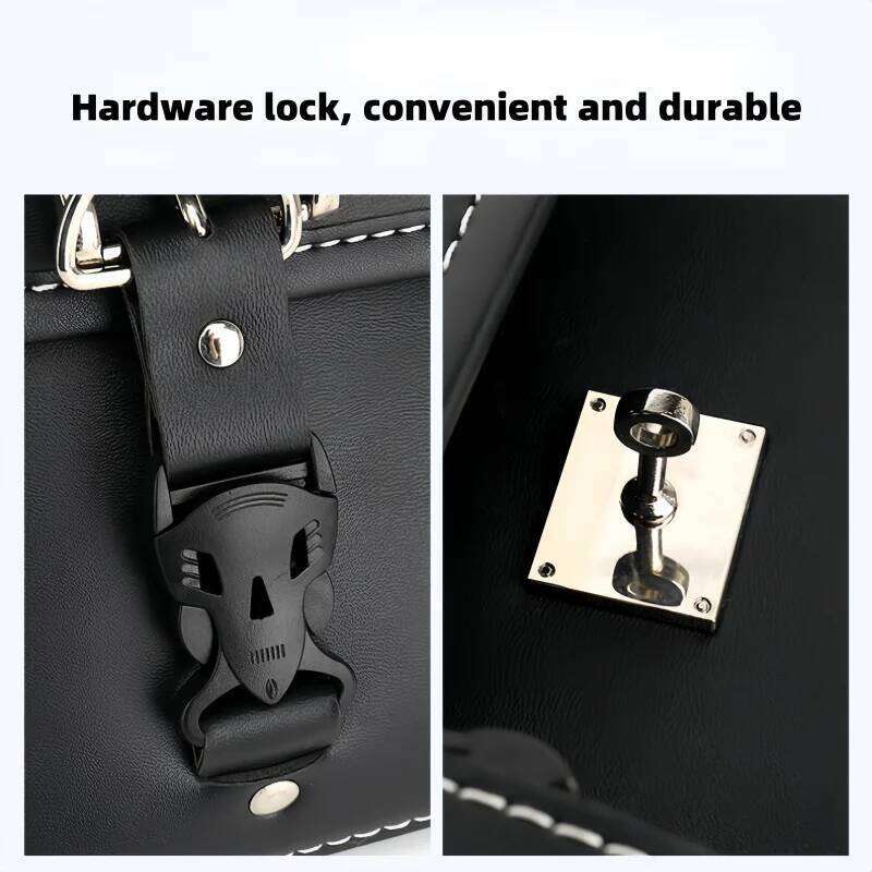 Designer bags Retro Universal Motorcycle Saddlebag Throwover Saddlebags for Harley XL883 Honda Yamaha Suzuki PU Leather with Cup Side Gear Bag