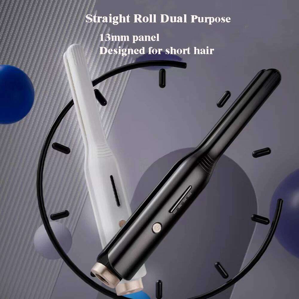 Mini Curler Fast Heating Beard Straightening Small Flat Iron For Short Hair Straightener
