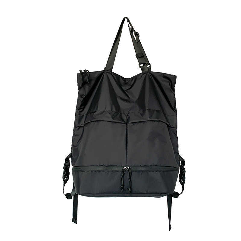 Backpack Unisex Handbag Single Shoulder Tote Bag Large Capacity Water Resistant Nylon Printed Backpack