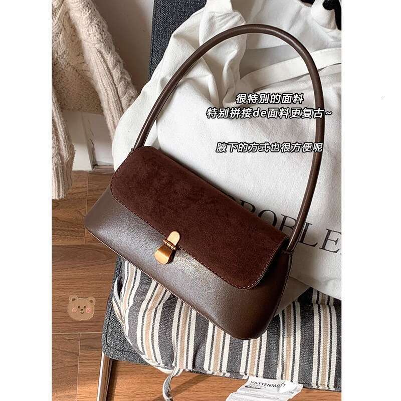 designer bag Niche Commuter Underarm Women's 2024 New Leopard Print Shoulder Bag Fashion Matte Handbag