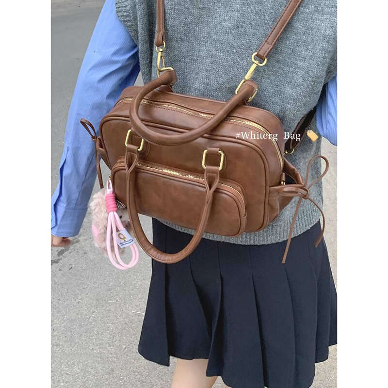 designer bag Textured Handbag Small Bag for Women 2024 New Simple Multifunctional Casual Backpack
