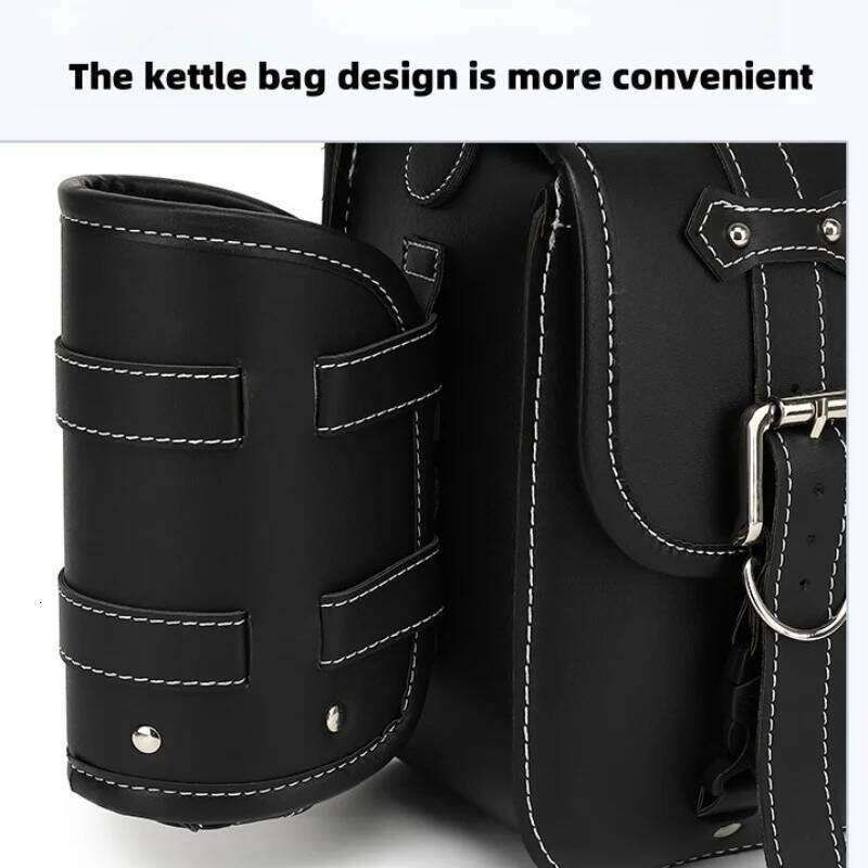 Designer bags Retro Universal Motorcycle Saddlebag Throwover Saddlebags for Harley XL883 Honda Yamaha Suzuki PU Leather with Cup Side Gear Bag