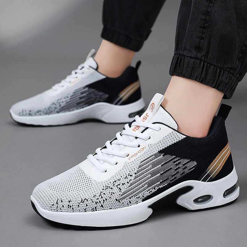 Luxury Brand Designer Shoes Sandals Men's Sports Shoes Summer New Single Shoes Cross-Border Wholesale Large Size Air Cushion Shoes Mesh Breathabl