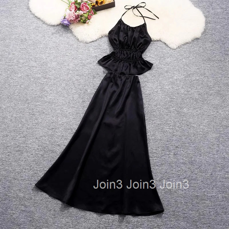 Womans Clothes for 2025 Two Piece Set Folds Tunic Backless Vest High Waist A-line Skirt Suit Chic Korean Summer Skirts Outfits