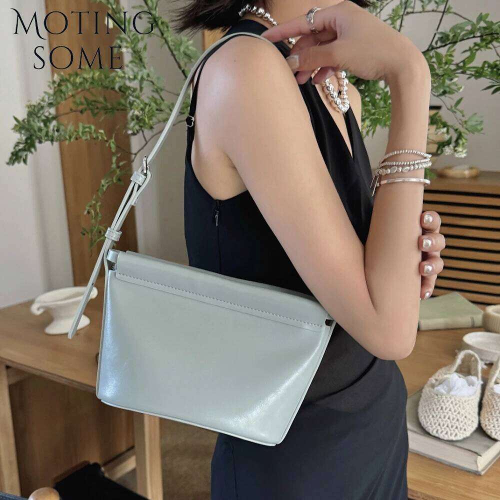Moingsome Fashionable Mini Handbag For Women Genuine Leather Crossbody Shoulder Messenger Bucket Casual Tote Samll Bags