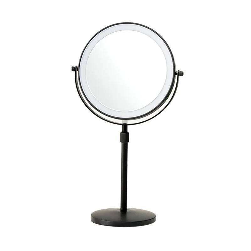 LED Adjustable Makeup With Daylight, Foldable Desktop Vanity Mirror For Dressing & Cosmetics