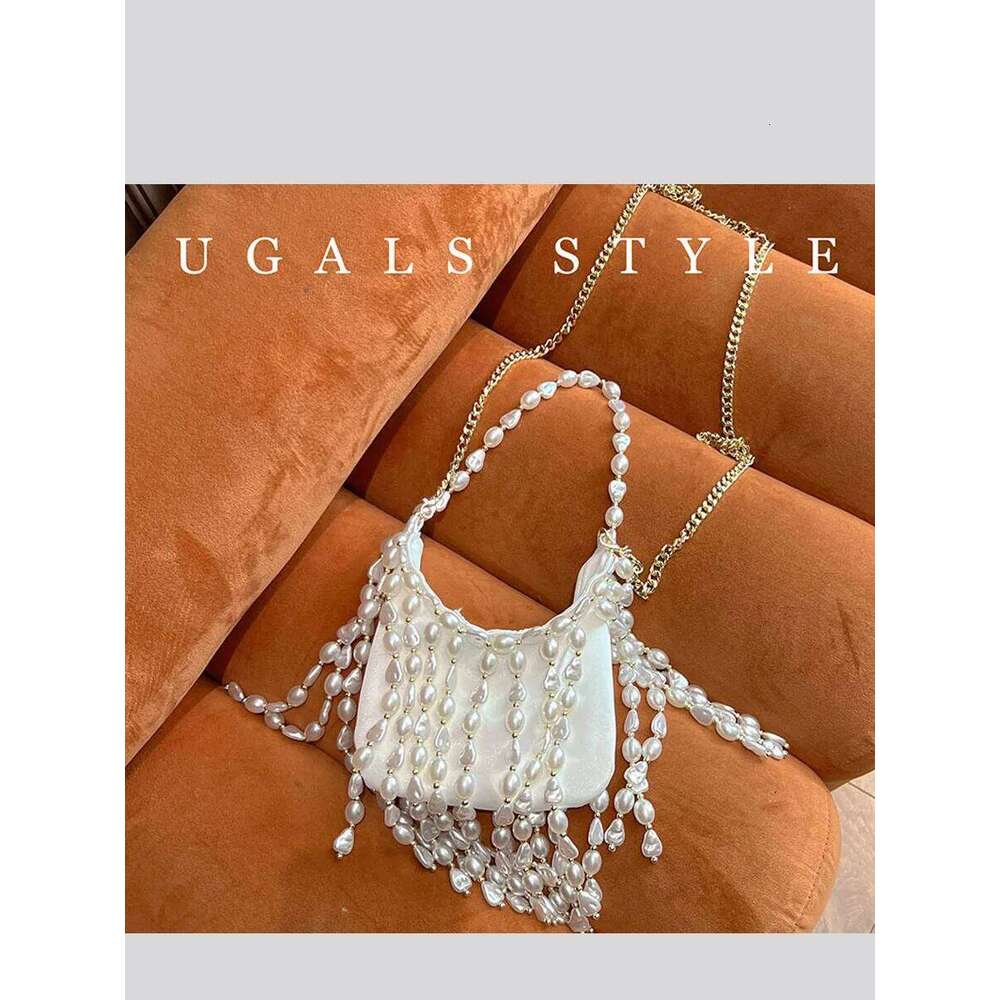 Designer Bag Women Tassel Handbag Bucket Pearl Dia Shoulder Messenger Top Handle Bag Female Evening Party Crossbody Bags