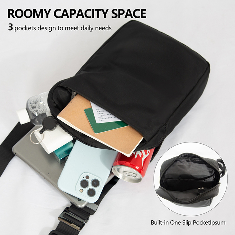 Free Shipping Designer Bag Chest Bag For Men, Mobile Phone Bag, Outdoor Casual Luxury Bag Travel Waterproof Wear-resistant Multi-functional Crossbody 